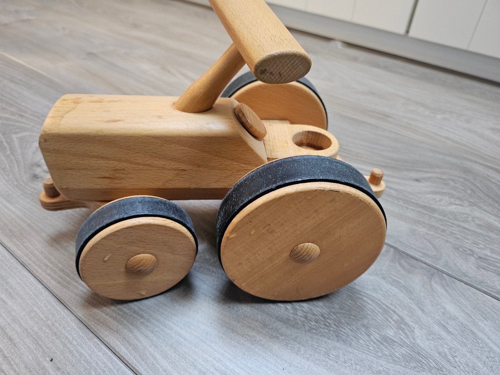 Nic Trekker Houten Speelgoed Tractor, Ophalen of Verzenden, Zo goed als nieuw