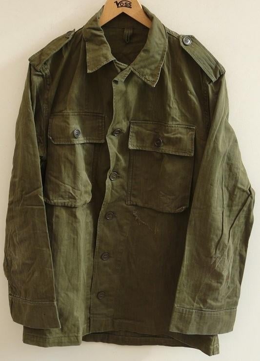 Jas, Gevechts, Uniform VT, M58, MvO, KL, maat 100, 1950s.(2), Ophalen of Verzenden, Landmacht, Nederland, Kleding of Schoenen