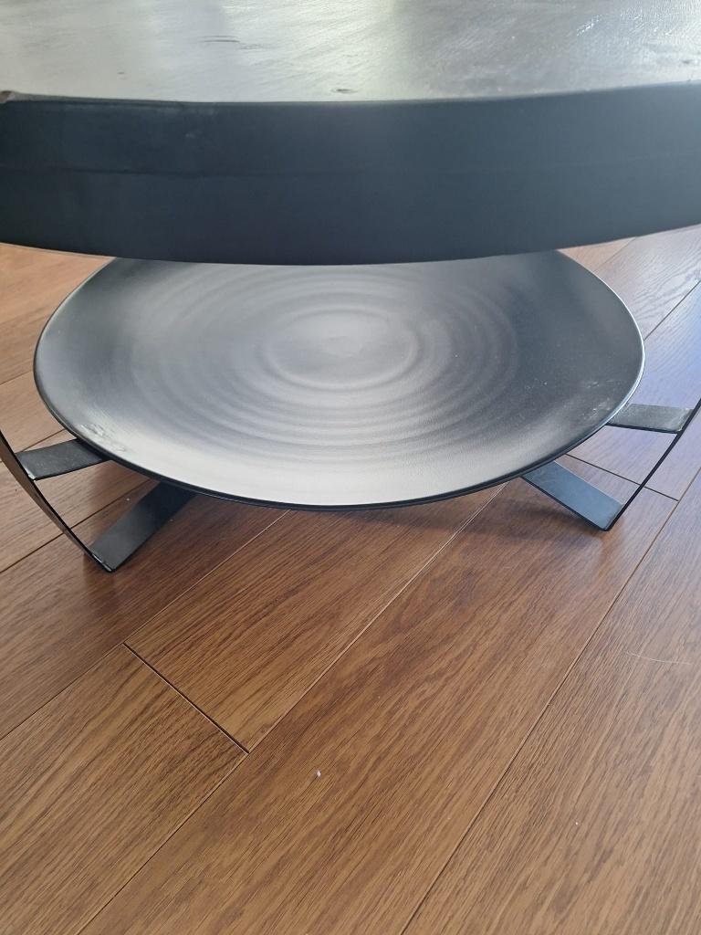 Set salontafels, Huis en Inrichting, Tafels | Salontafels, Ophalen, Gebruikt, 50 tot 100 cm, Rond