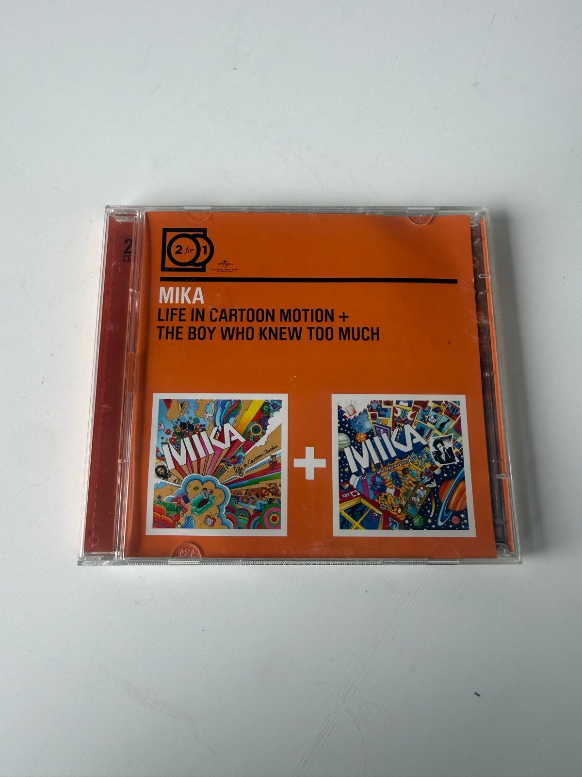 Mika - Life in Cartoon Motion + The Boy Who Knew Too Much (2, Pop, Ophalen of Verzenden, Zo goed als nieuw, Inclusief doosje