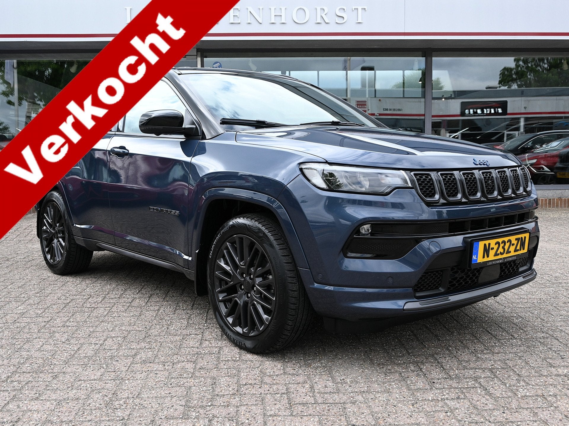 Jeep Compass 4xe 240 Plug-in Hybrid Electric S (bj 2022), Automaat, Blauw, Bedrijf, Vierwielaandrijving