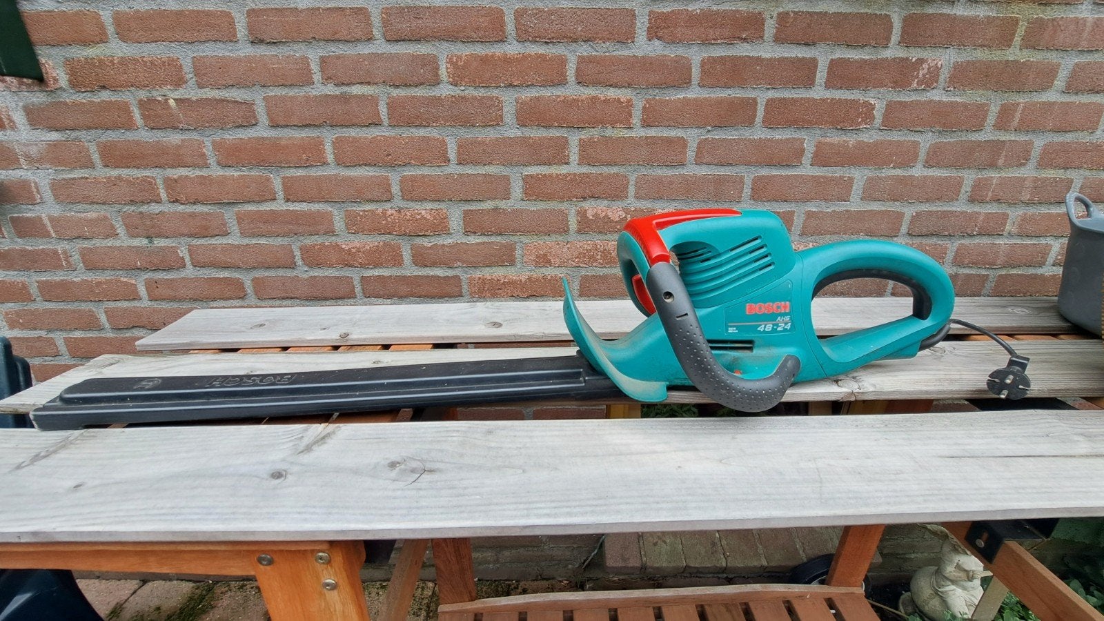 Bosch AHS 48-24 elektrische heggenschaar 500W, Ophalen, Gebruikt, Elektrisch, Bosch
