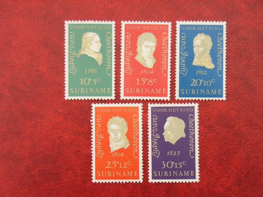 4   Suriname 547-551 pf, Ophalen of Verzenden, Postfris