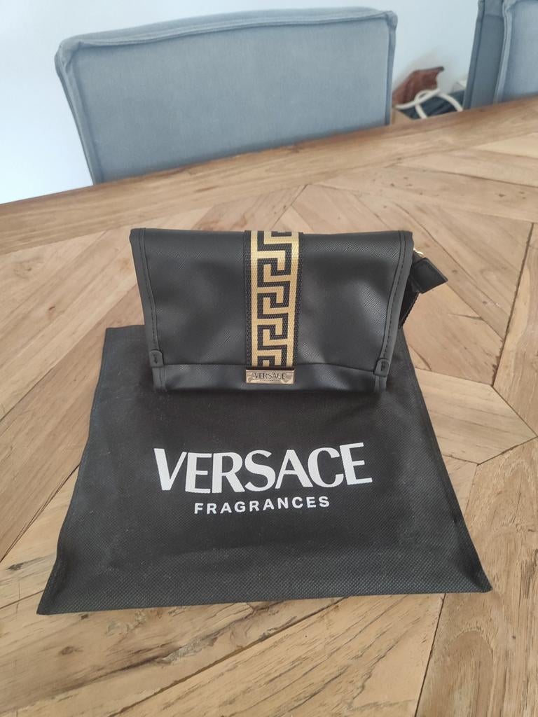 Versace Fragrances Clutch - Zwart met goud detail, Ophalen of Verzenden