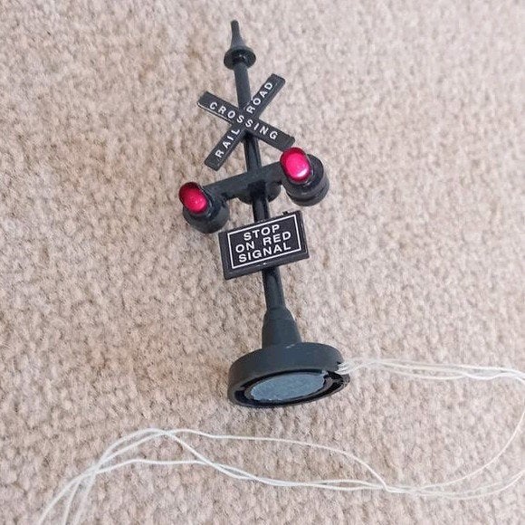 Lemax railway stop light, retired, Lemax Kerstdorp, Ophalen of Verzenden