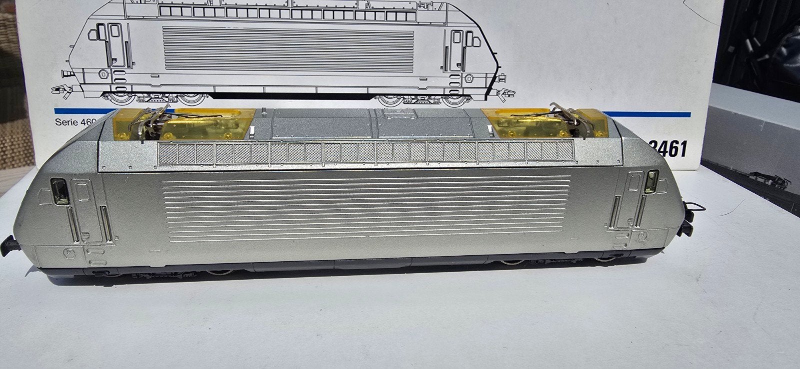 marklin 3461/trix express Re460 zilver ovp, Ophalen of Verzenden, Gebruikt, Gelijkstroom, Trix