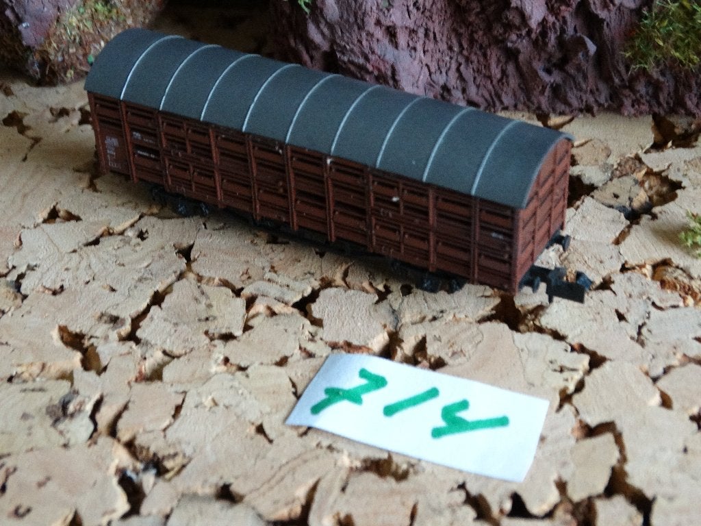 N-Spoor Roco 25051, adv 714: Veewagon., Hobby en Vrije tijd, Gelijkstroom of Wisselstroom, Wagon, Ophalen of Verzenden, Zo goed als nieuw