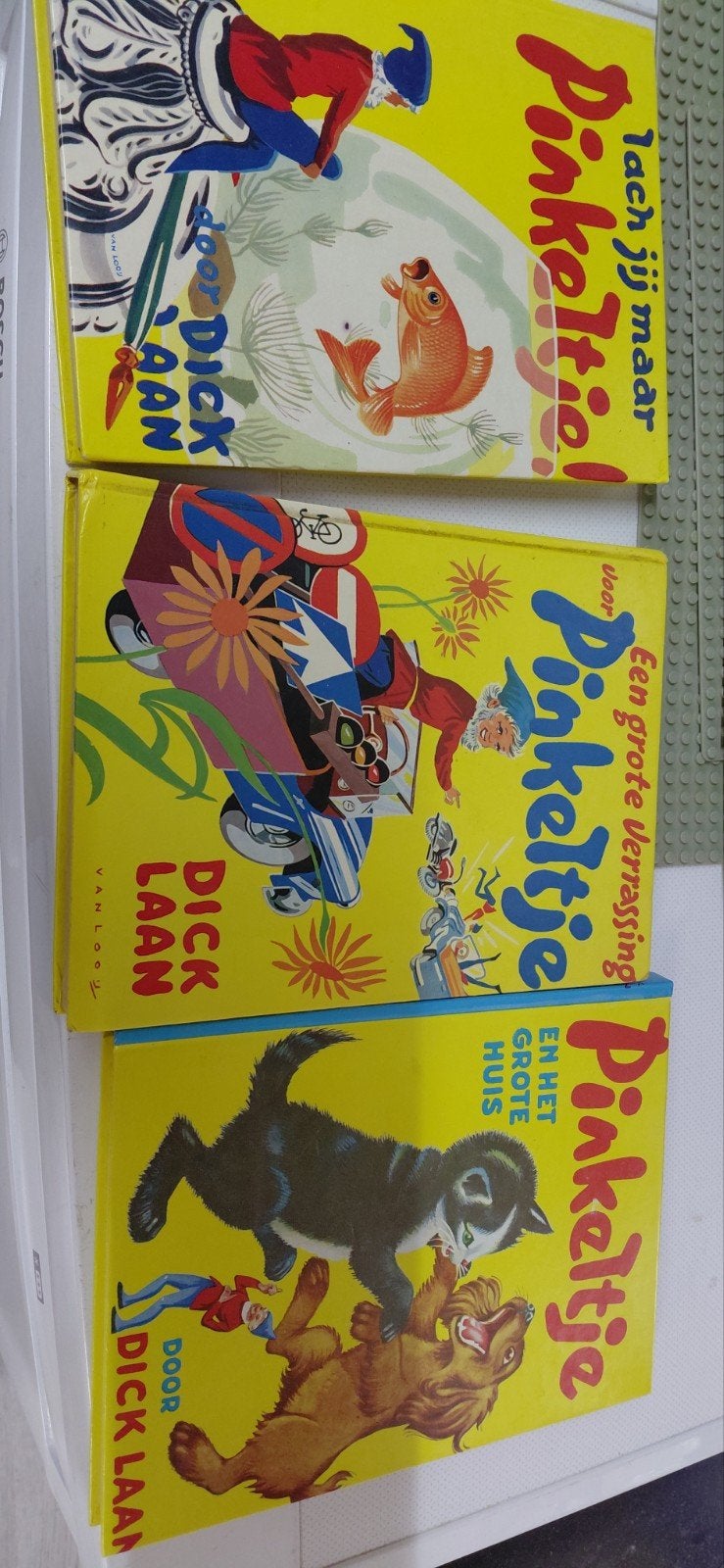 3 originele Pinkeltje boeken - Druk van voor 1970, Ophalen of Verzenden, Gelezen, Dick Laan, Fictie algemeen