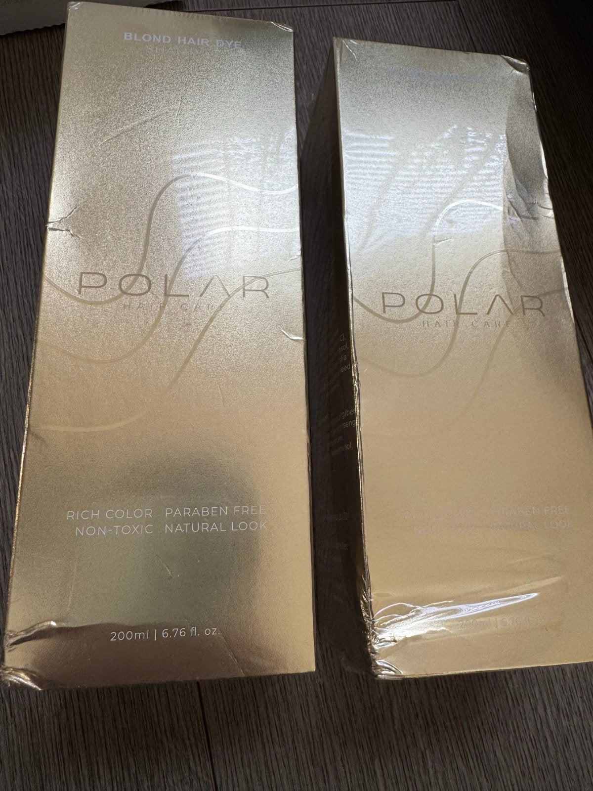 3x Polar Hair Care Blond Hair Dye Shampoo 200ml, Ophalen of Verzenden, Nieuw, Shampoo of Conditioner