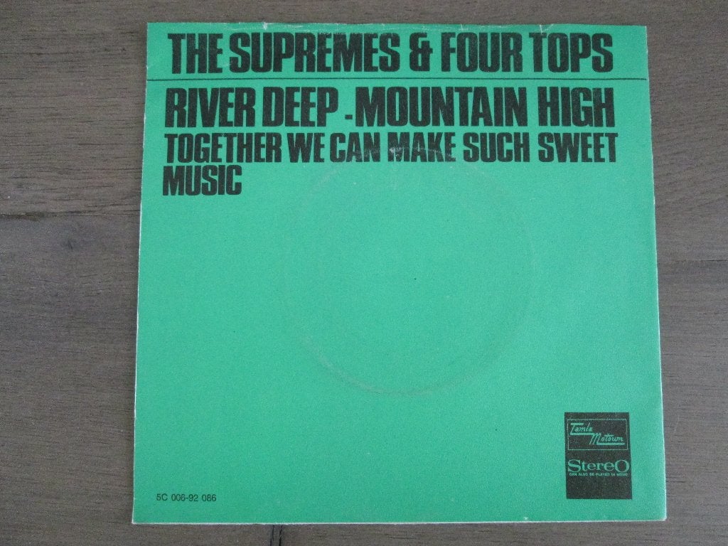 The Supremes & Four Tops - River Deep_Mountain High / Togeth, Gebruikt, Verzenden, 7 inch, Inclusief binnenhoes