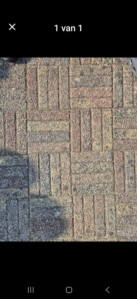Klinkers, Tuin en Terras, Ophalen, Gebruikt, Beton, Klinkers