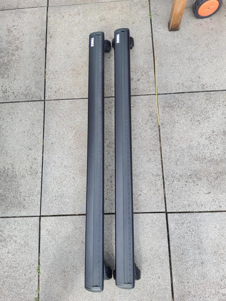 THULE WINGBAR EVO + RAPID SYSTEEM 753 KIT 4089, Auto diversen, Dakdragers, Ophalen of Verzenden, Zo goed als nieuw