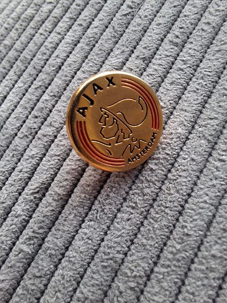 Ajax Speldje -  Pin met Clublogo, Ophalen of Verzenden, Sport