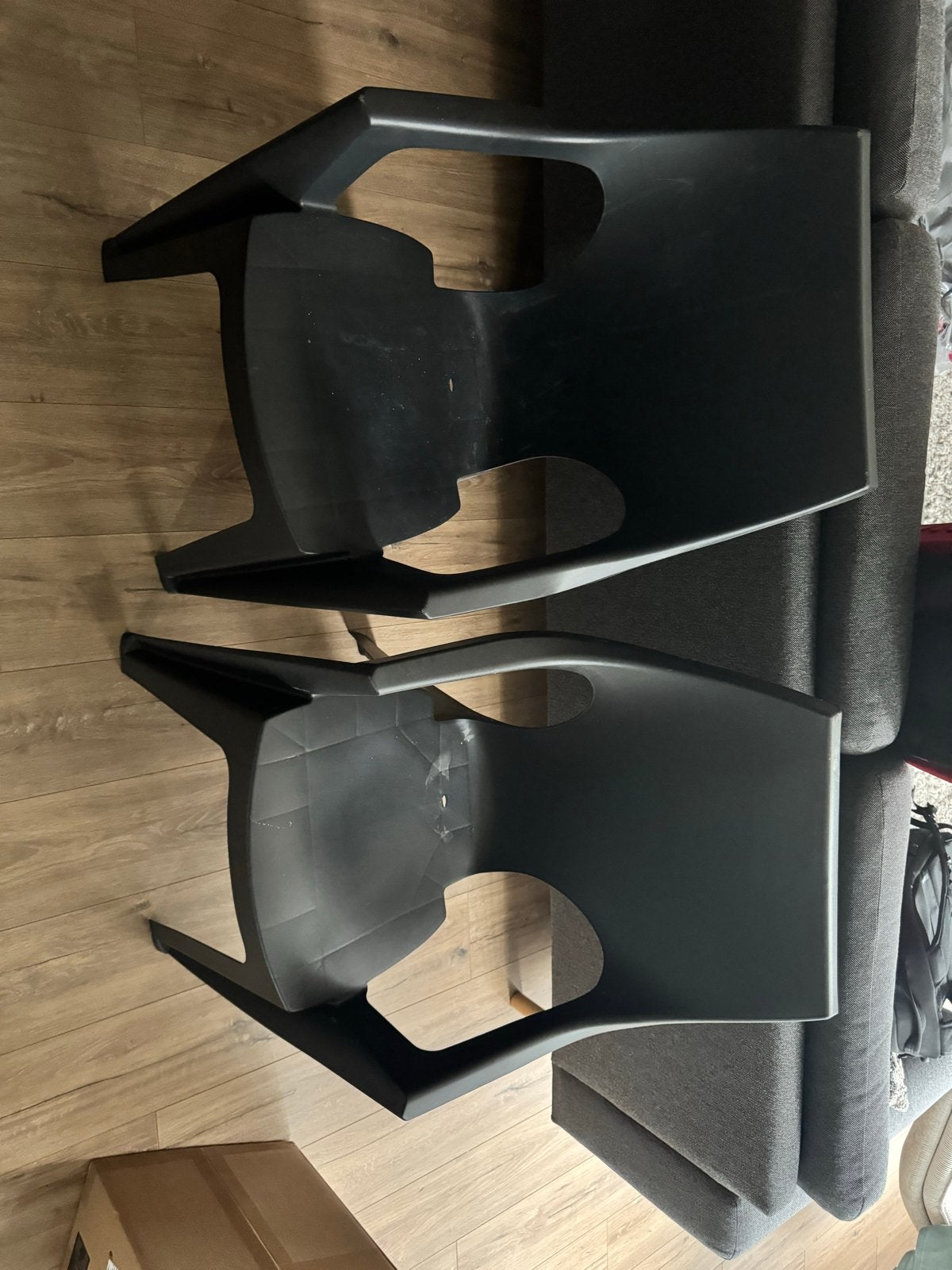 Leenbakker kunststof stoelen - 2 stuks, Huis en Inrichting, Ophalen, Kunststof, Gebruikt, Twee