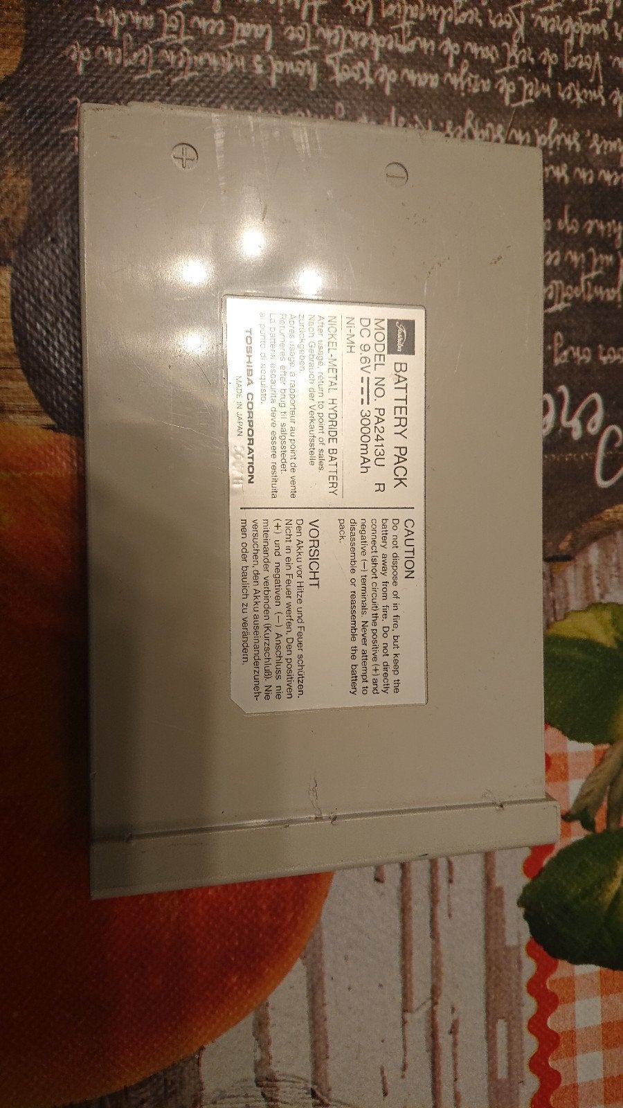 Toshiba PA2413U Nimh accu zgan, Computers en Software, Ophalen of Verzenden, Toshiba