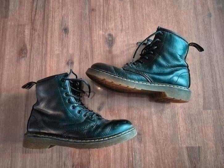 Dr. Martens maat 36 leer met rits, Dr Martens, Meisje, Ophalen of Verzenden, Laarzen