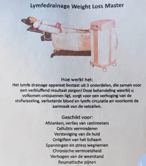 Lymfedrainage Weight Loss Master - Afslanken & Ontgiften, Ophalen, Gebruikt, Overige typen