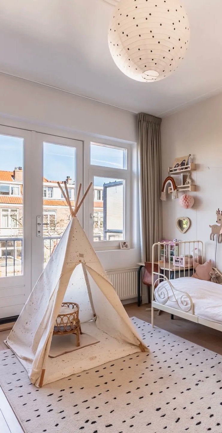 Nobodinoz tipi speeltent wit met gouden sterren, Kinderen en Baby's, Ophalen of Verzenden, Zo goed als nieuw