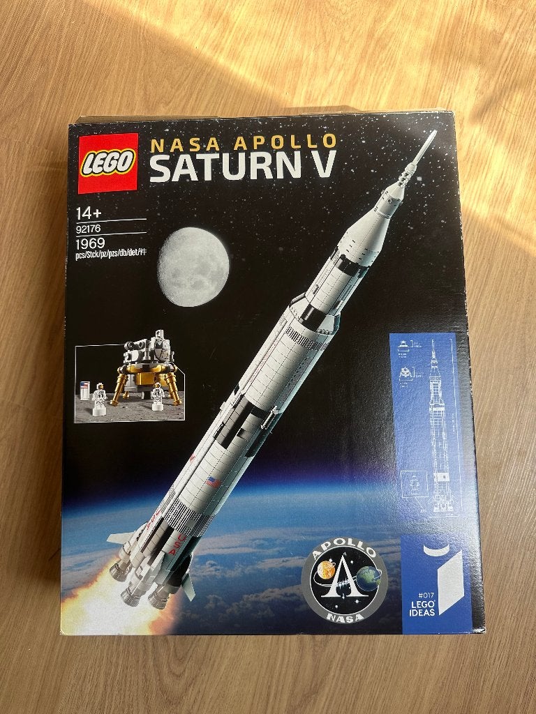 LEGO Ideas 92176 NASA Apollo Saturn V - compleet + doos, Compleet, Lego, Ophalen of Verzenden, Complete set