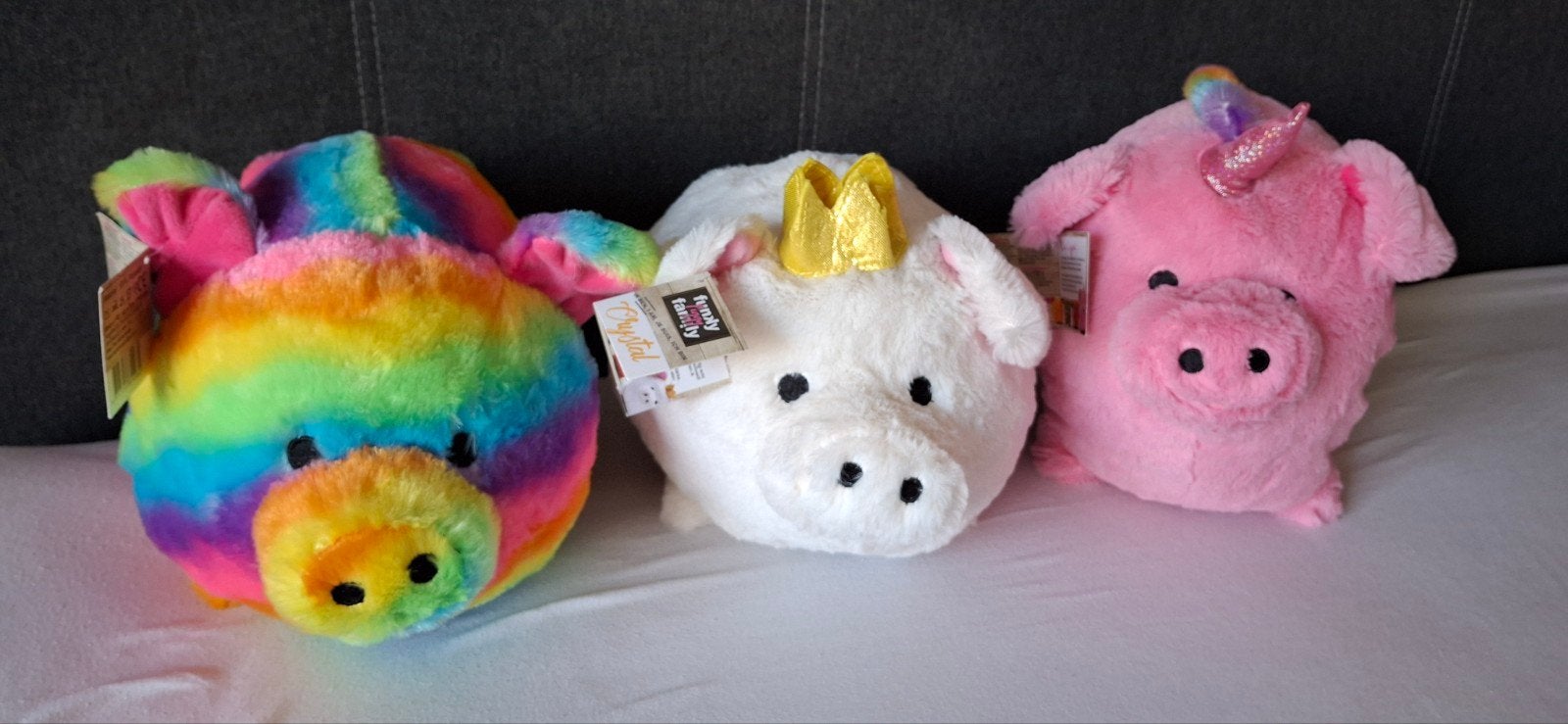 3 Funky Family Knuffelvarkens - Nieuw met labels, Overige merken, Overige typen, Nieuw, Ophalen of Verzenden