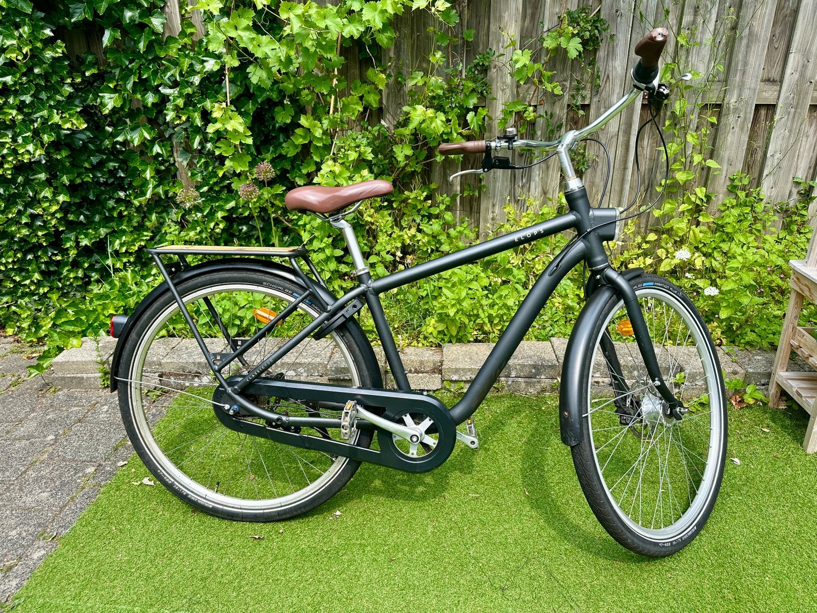 Elops fiets - Middelbare school – 2 jaar oud – met bon, Versnellingen, Zo goed als nieuw, Schijfrem, Ophalen