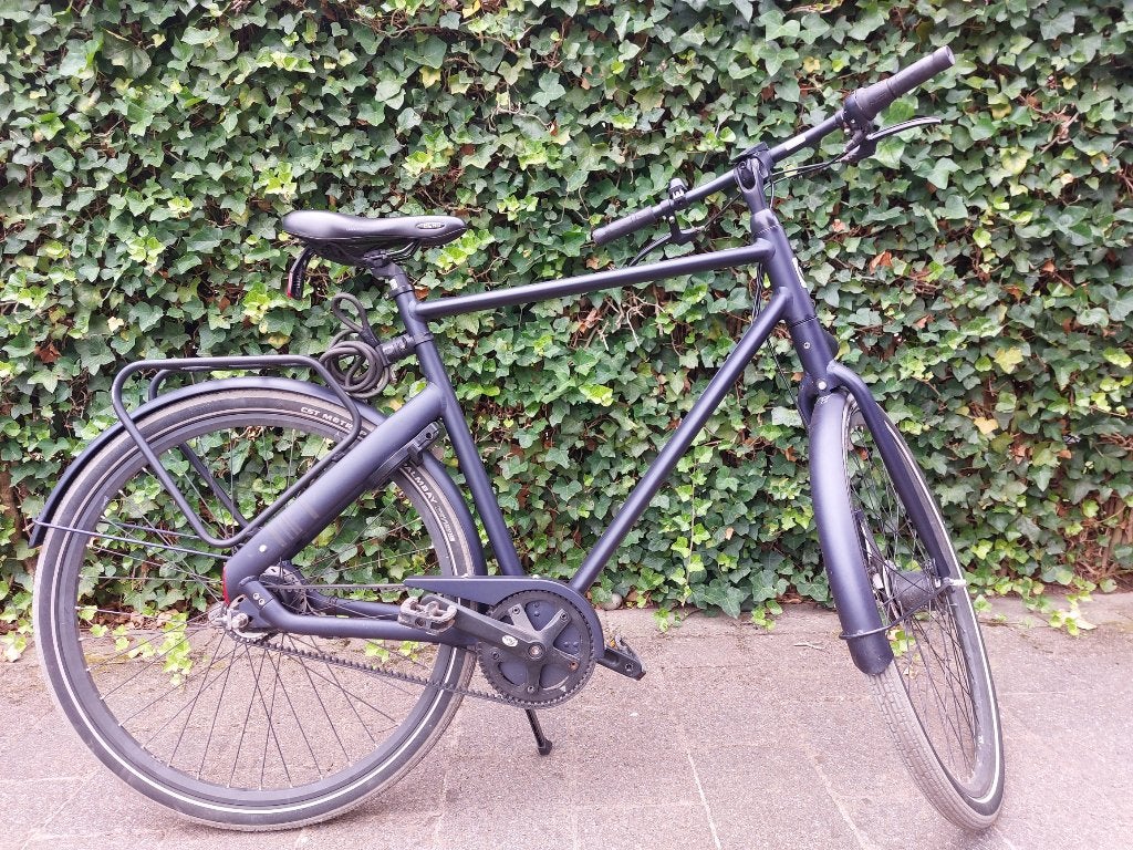 Cortina Blau herenfiets H61cm, Fietsen en Brommers, Versnellingen, Zo goed als nieuw, 57 tot 61 cm, Trommelrem