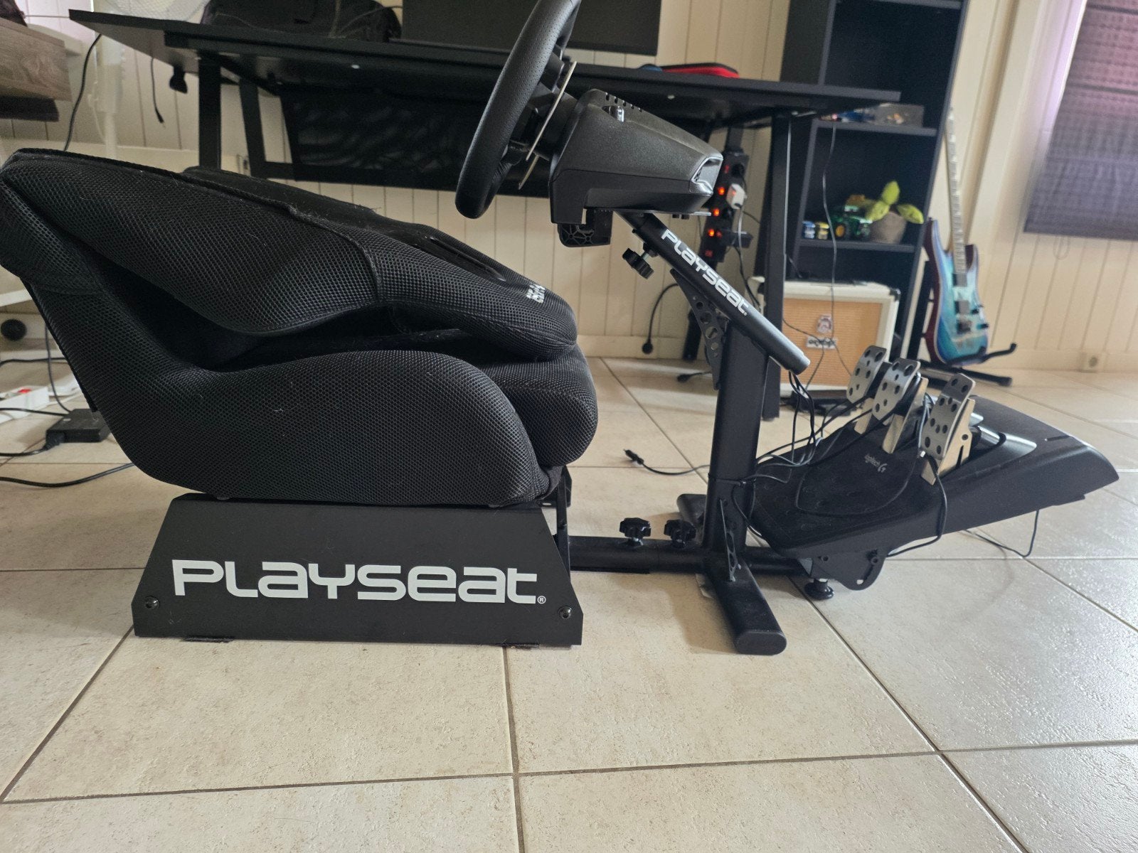 Playseat evolution + Logitech G29 + Shifter, Ophalen, Racestuur, Gebruikt, Force feedback