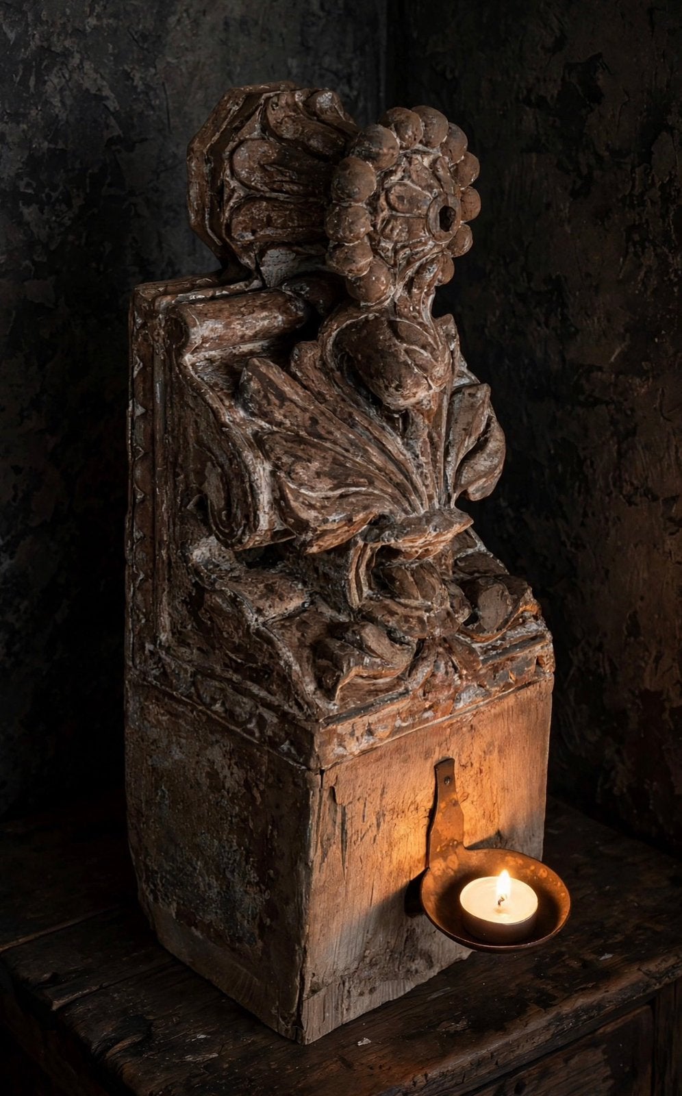 Oud tempel ornament uitbindis, Antiek en Kunst, Ophalen