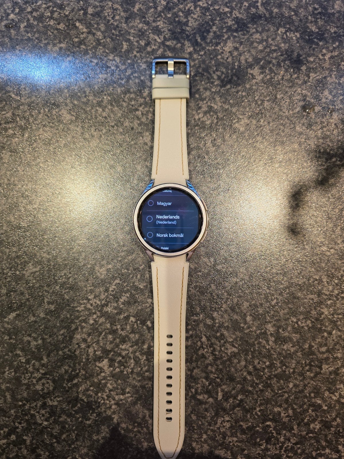 Samsung Galaxy Watch 6 Classic 47mm LTE, Wit, Ophalen of Verzenden, Zo goed als nieuw, GPS