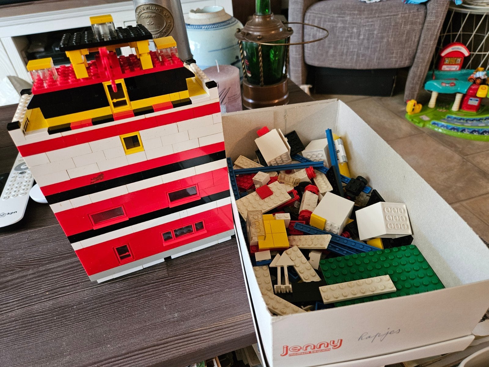 LEGO blokken en Legoland huis, Ophalen of Verzenden, Gebruikt