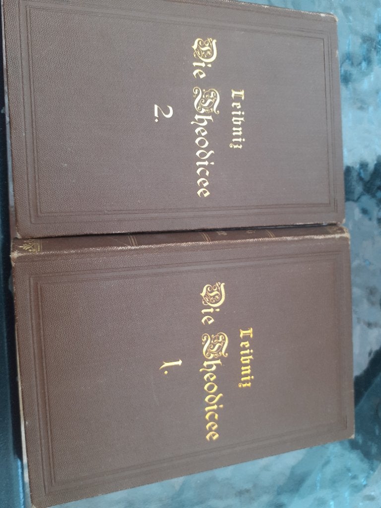 Leibniz die theodicee deel 1 en 2, Boeken, Filosofie, Ophalen of Verzenden, Zo goed als nieuw, Algemeen, Leibniz