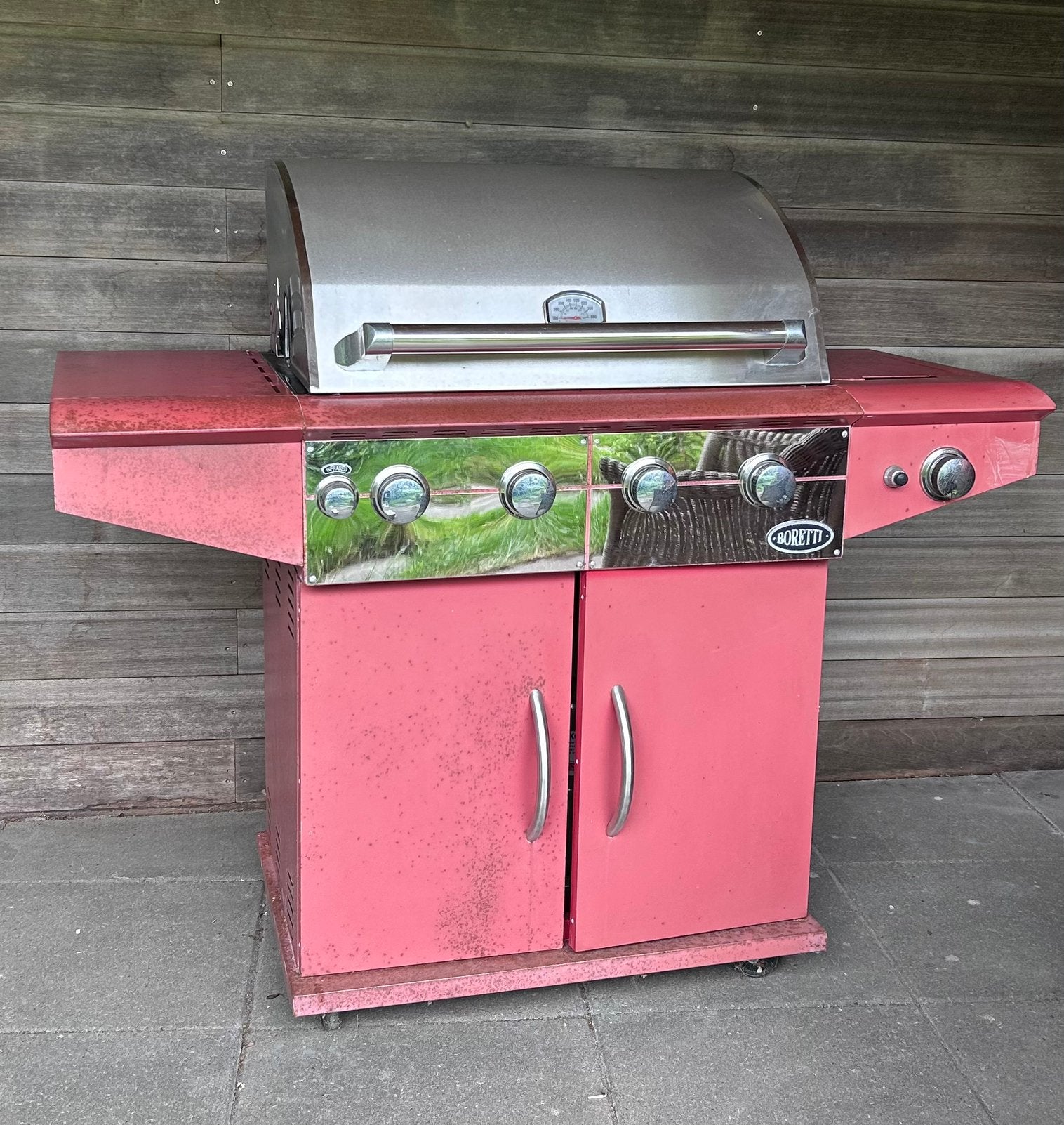 Boretti DaVinci Rosso barbeque buitenkeuken, Ophalen, Gebruikt