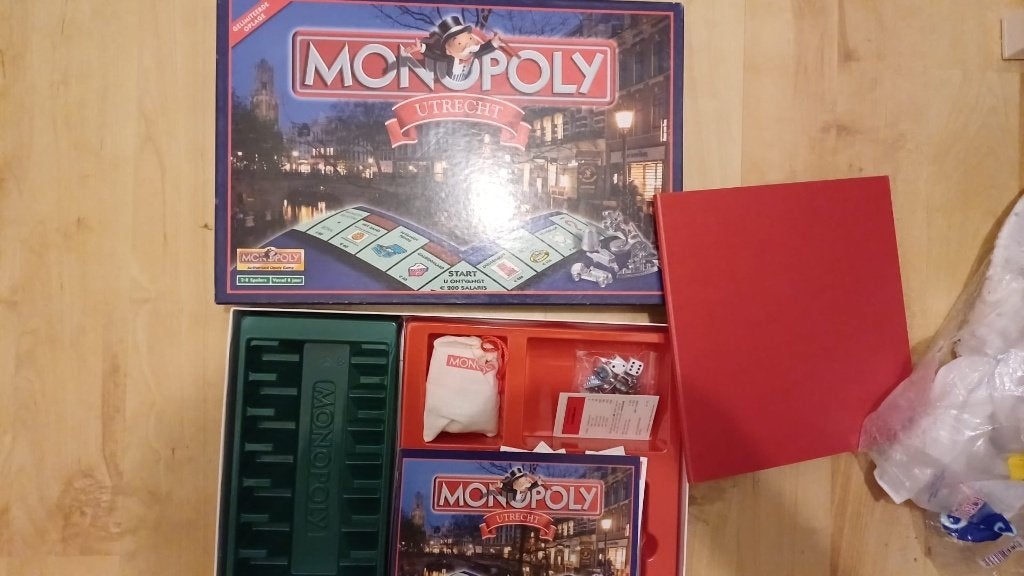 bordspel 1e editie Monopoly Utrecht Monopolie gelimiteerd, Vijf spelers of meer, Ophalen of Verzenden, Nieuw, Monopoly