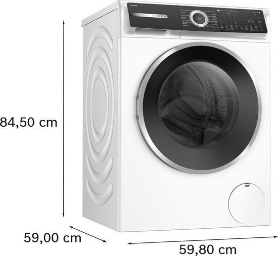 Bosch wasmachine WGH246A7NL - Serie 6 - met stoom, Minder dan 85 cm, BSH Huishoudapparaten, 8 tot 10 kg, Informatie@bshg.com