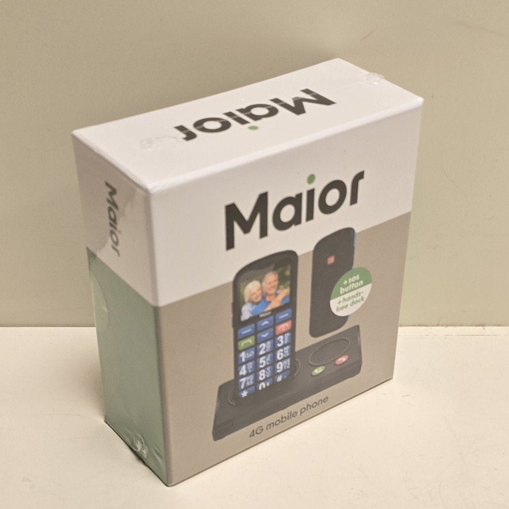 Maior Seniorentelefoon 4G  Plus Docking Station |  (839399), United Retail BV, Info@naw.nl, Huizermaatweg 480, 1276 LM Huizen