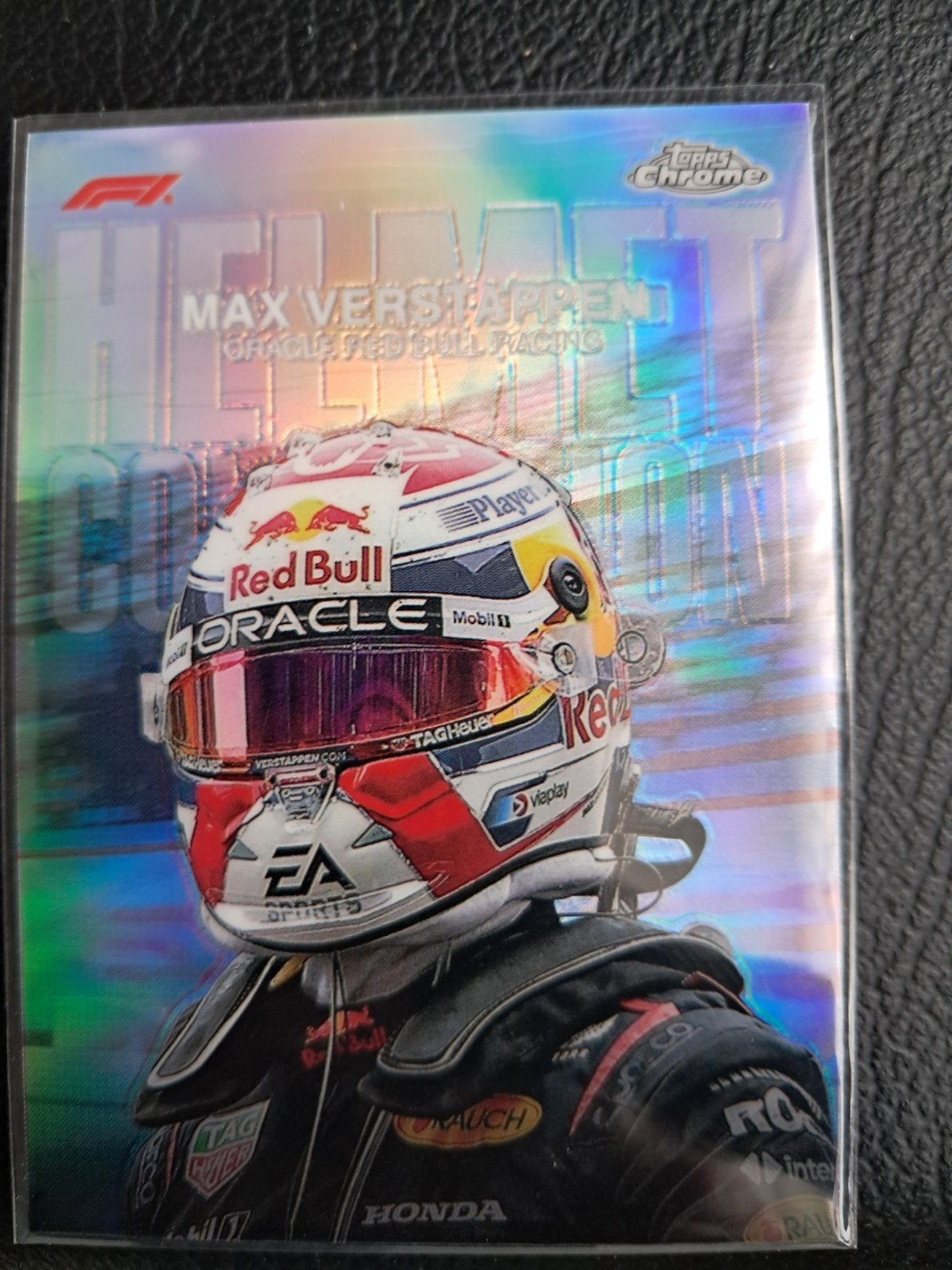 Max Verstappen Topps Chrome F1 Helmet Collection HC-1, Verzenden, Zo goed als nieuw, Formule 1