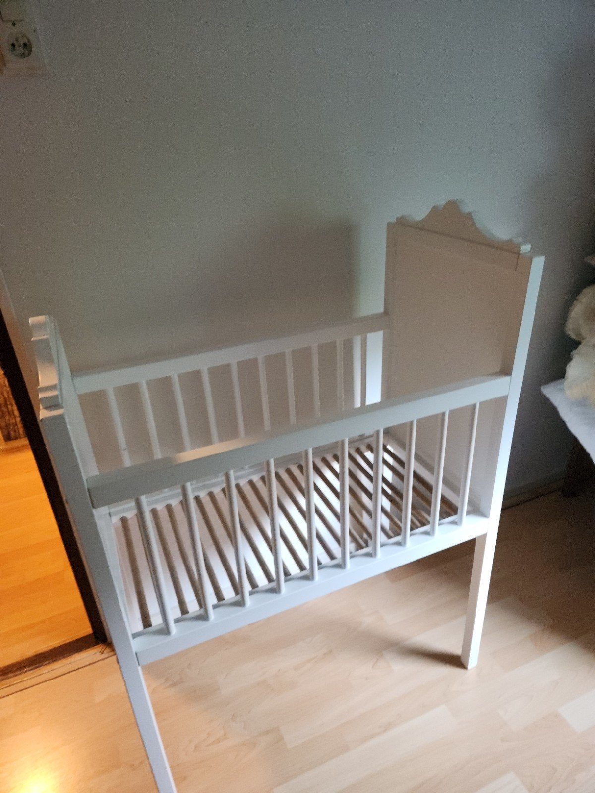 Mooi Bopita houten wiegje +schoon matrasje, Kinderen en Baby's, Babywiegjes en Ledikanten, Ophalen, Zo goed als nieuw, Wieg