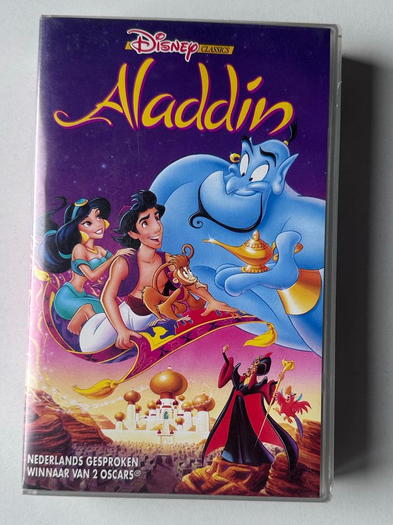 Aladdin videoband., Verzamelen, Ophalen of Verzenden, Overige figuren, Zo goed als nieuw, Overige typen