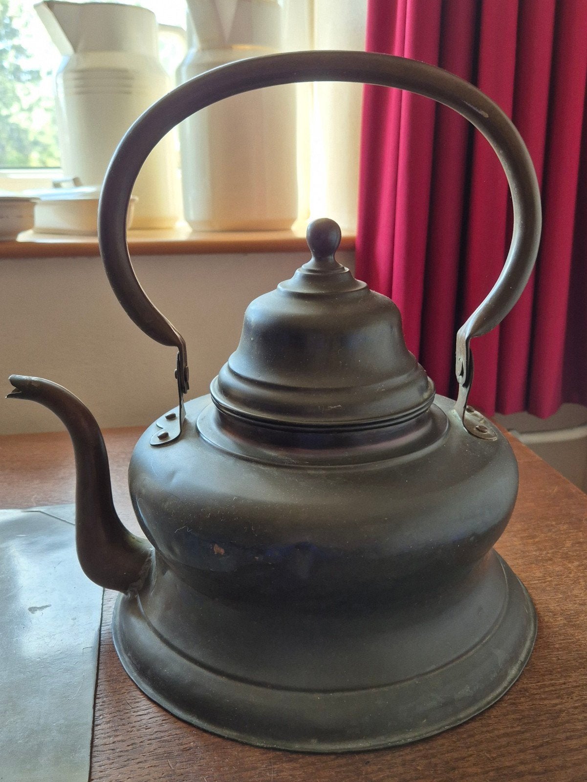 Antieke Tinnen ketel/waterketel, Antiek en Kunst, Antiek | Tin, Ophalen