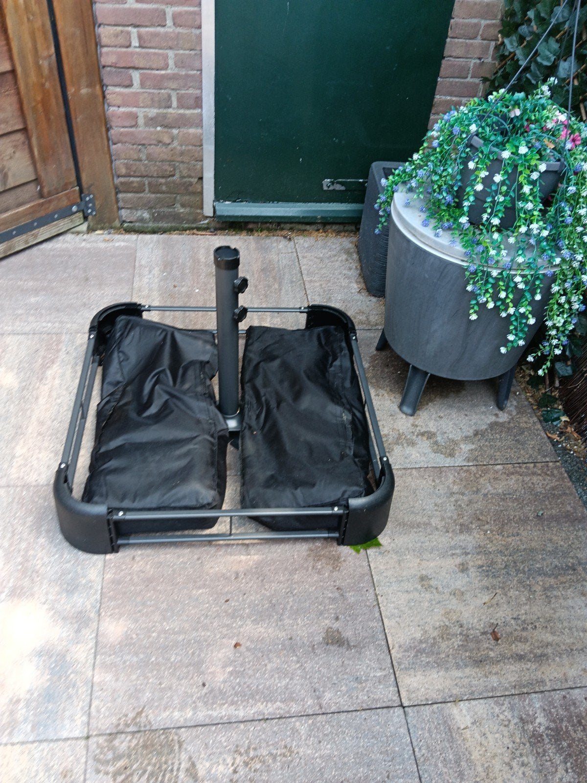Parasol voet voor zware parasols, Ophalen, Zo goed als nieuw, Minder dan 1 meter, Parasolvoet