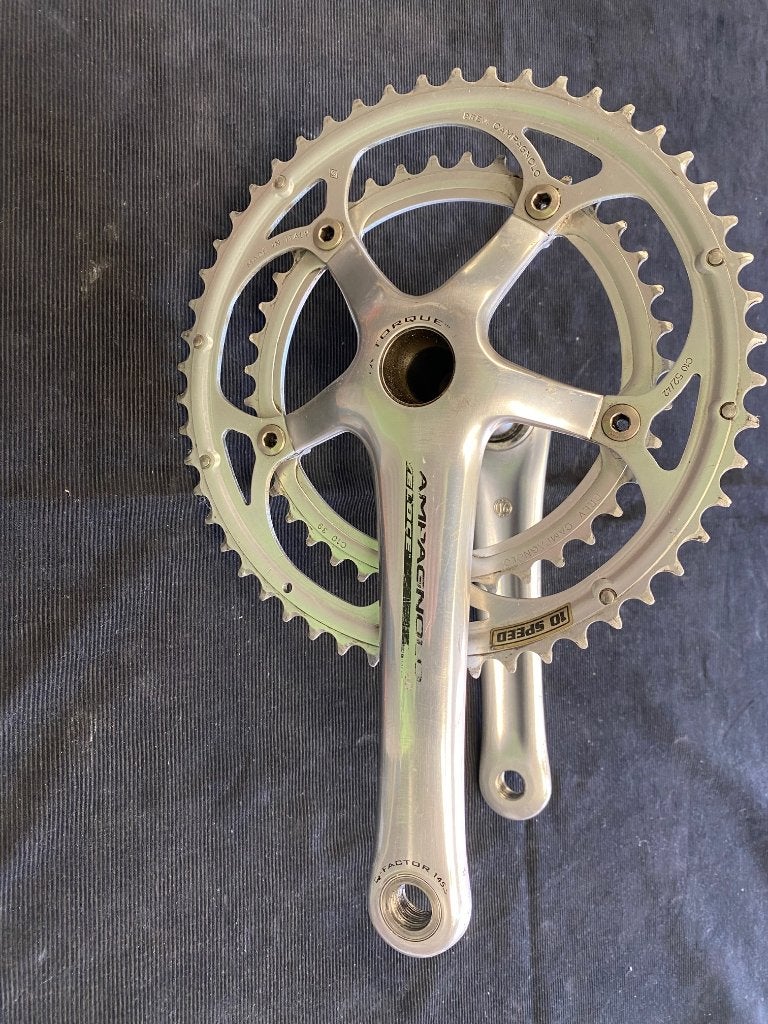 Campagnolo crankstel/derailleur/rem alles in een koop 150,-, Gebruikt, Racefiets, Campagnolo Veloce / Avanti, Aluminium