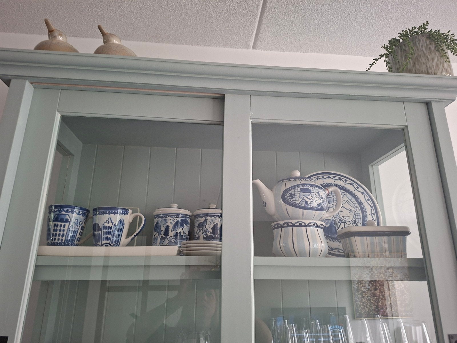 Uitgebreid Delftsblauw BLOND serviespakket met theepot en me, Ophalen, Porselein, Overige stijlen