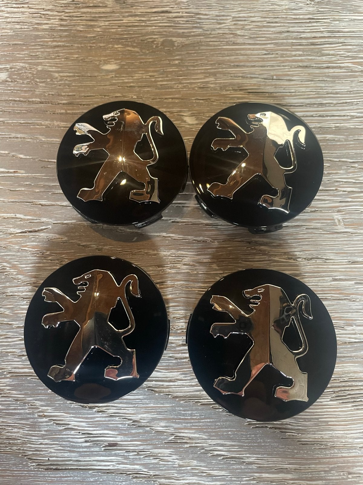 Nieuwe 60mm zwarte naafdoppen voor Peugeot (set van 4), Ophalen of Verzenden, Nieuw