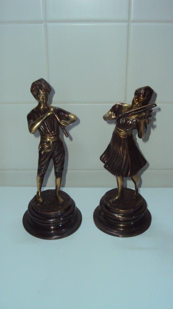 BRONZEN BEELDEN PERIODE 1960 JAREN, Ophalen of Verzenden, Brons