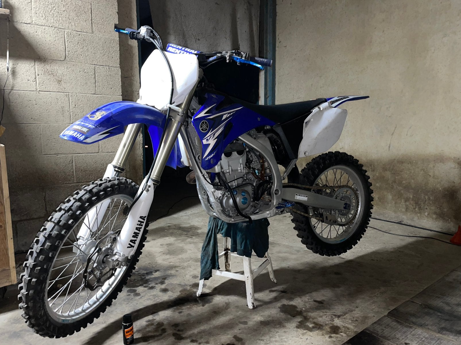 Yamaha 450f, Ophalen