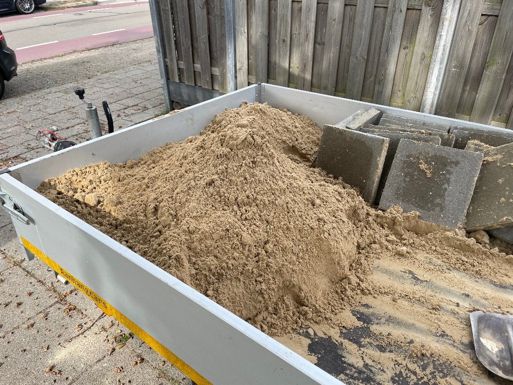 Speelzand/ zandbakzand, Ophalen, Nieuw
