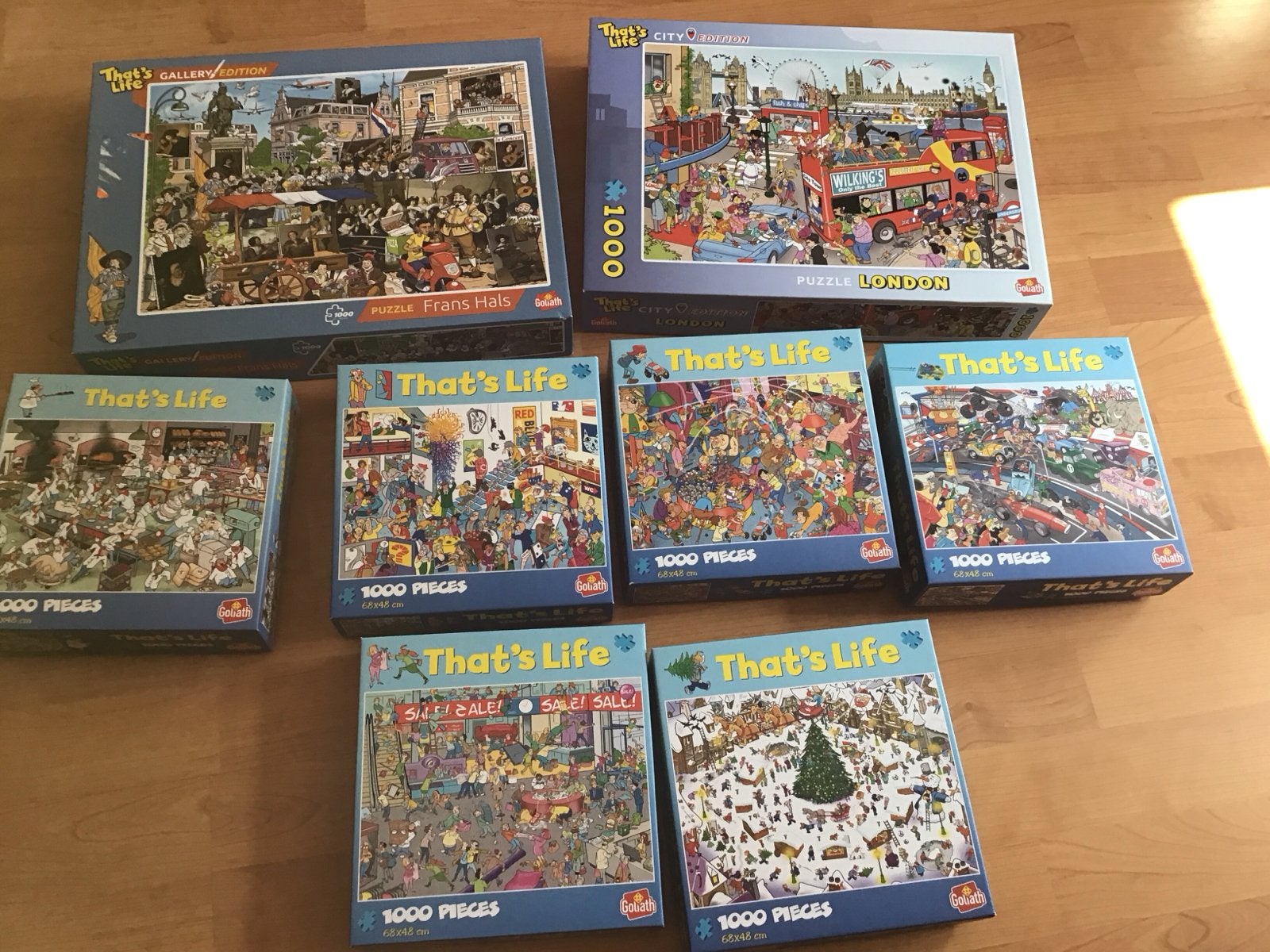 That's Life puzzels 1000 stukjes, Ophalen of Verzenden, Meer dan 50 stukjes, Gebruikt, 6 jaar of ouder