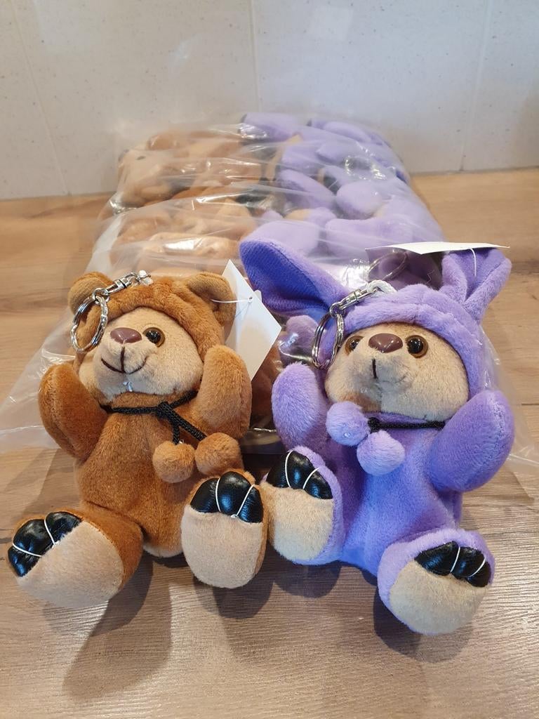 Pluche sleutelhanger met beursje of sleuteletui, Ophalen of Verzenden, Nieuw, Overige typen