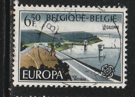 Verenigd Europa 1977 - België - Barrage van la Gileppe, Ophalen, Gestempeld, Overige thema's