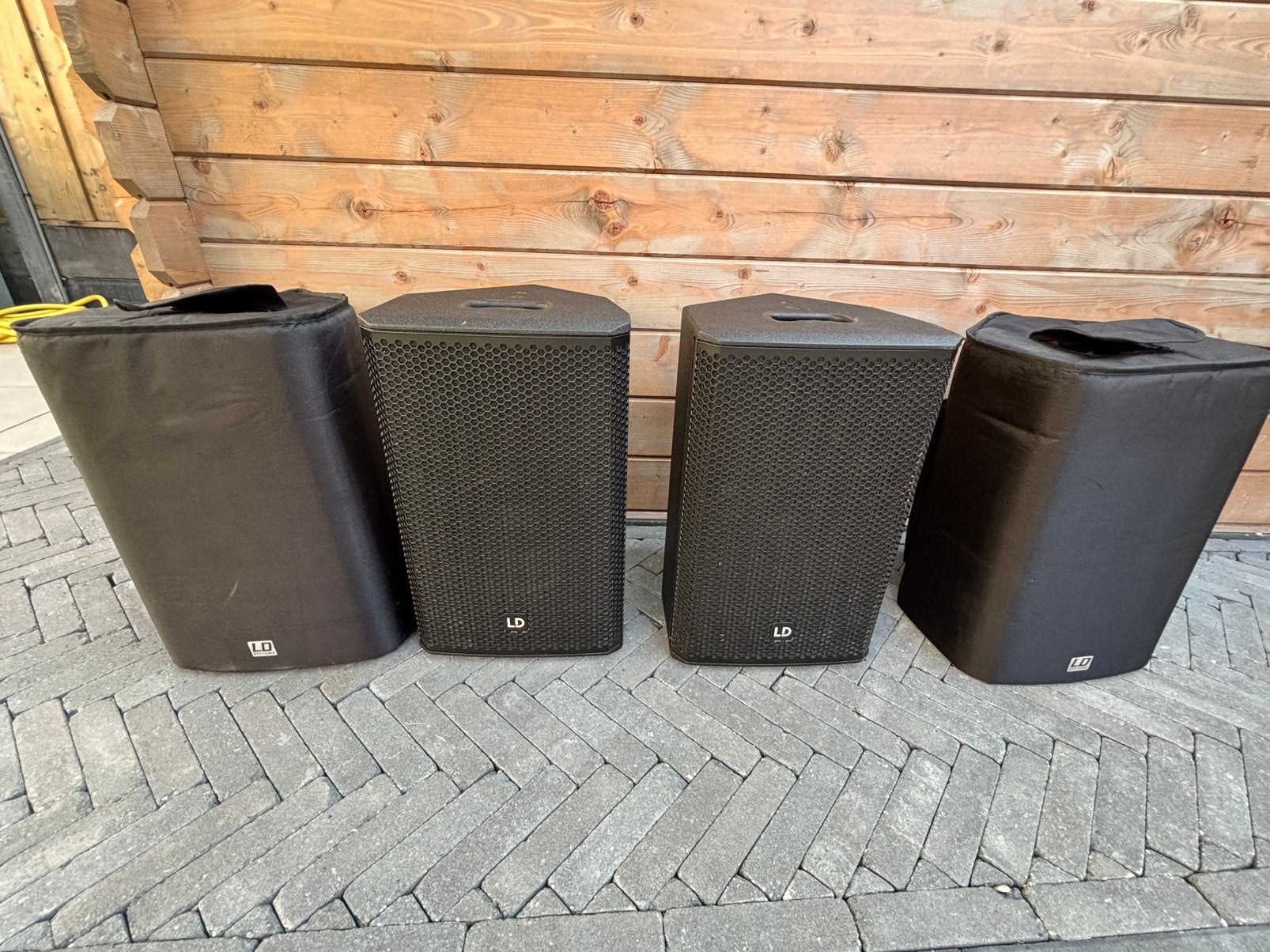 2x LD Stinger 10a G3 speakers, Ophalen of Verzenden, Zo goed als nieuw, Speakerset, Overige merken